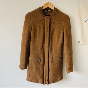 H&M Divided Teddy Long Bomber (fits like a 6)